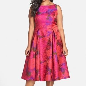 Adrianna Papell Gorgeous Cocktail Midi Dress